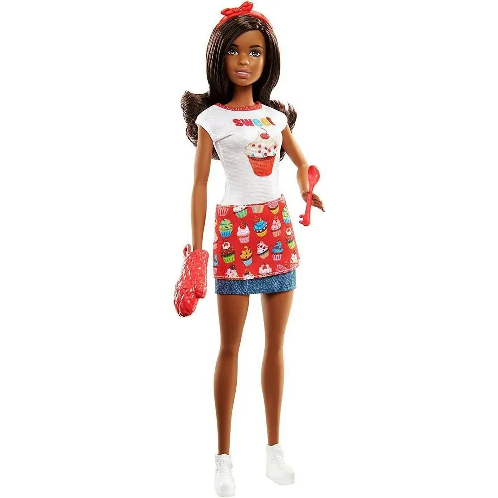 Barbie Bakery Chef Doll and Playset, Brunette FNL97